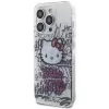 Hello Kitty HKHCP14XHDGPHT iPhone 14 Pro Max 6,7 colio baltas kietas dėklas IML Kitty On Bricks Graffiti