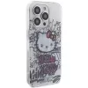 Hello Kitty HKHCP15LHDGPHT iPhone 15 Pro kietas dėklas IML Kitty On Bricks Graffiti baltas