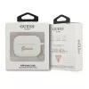 Guess GUAPLSCHSH AirPods Pro dėklas baltas silikoninis su širdelės pakabuku, Charm Heart kolekcija