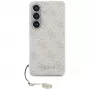 GUESS 4G Classic Logo Charm MagSafe dėklas, skirtas Samsung Galaxy S26 - rožinis