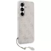 GUESS 4G Classic Logo Charm MagSafe dėklas, skirtas Samsung Galaxy S26 - rožinis