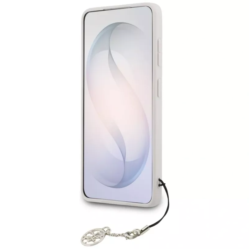 GUESS 4G Classic Logo Charm MagSafe dėklas, skirtas Samsung Galaxy S26 - rožinis