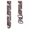 Hello Kitty Universal Silicone Watch Strap Graffiti Pink 22mm