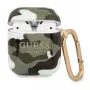 GUESS Camo Collection AirPods 1/2 dėklas Green/Khaki