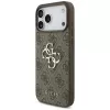 GUESS 4G Big Logo dėklas, skirtas iPhone 17 Pro Max / 18 Pro Max - rudas