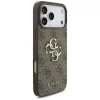 GUESS 4G Big Logo dėklas, skirtas iPhone 17 Pro Max / 18 Pro Max - rudas