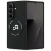Karl Lagerfeld Karl & Choupette Logo MagSafe dėklas, skirtas Samsung Galaxy Z Fold7 - juodas