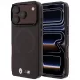 BMW M IML Frosted Metal Logo & Trims MagSafe dėklas, skirtas iPhone 18 Pro / 17 Pro - Burgundy