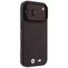 BMW M IML Frosted Metal Logo & Trims MagSafe dėklas, skirtas iPhone 18 Pro / 17 Pro - Burgundy
