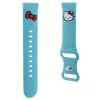 Universalus silikoninis apyrankė Hello Kitty HKUWMSCHBLB, Kitty Head, mėlyna, 20 mm