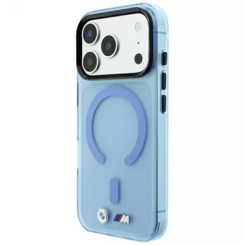 BMW M IML Frosted MagSafe dėklas, skirtas iPhone 18 Pro / 17 Pro - mėlynas
