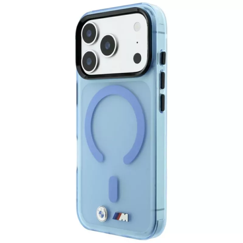 BMW M IML Frosted MagSafe dėklas, skirtas iPhone 18 Pro / 17 Pro - mėlynas