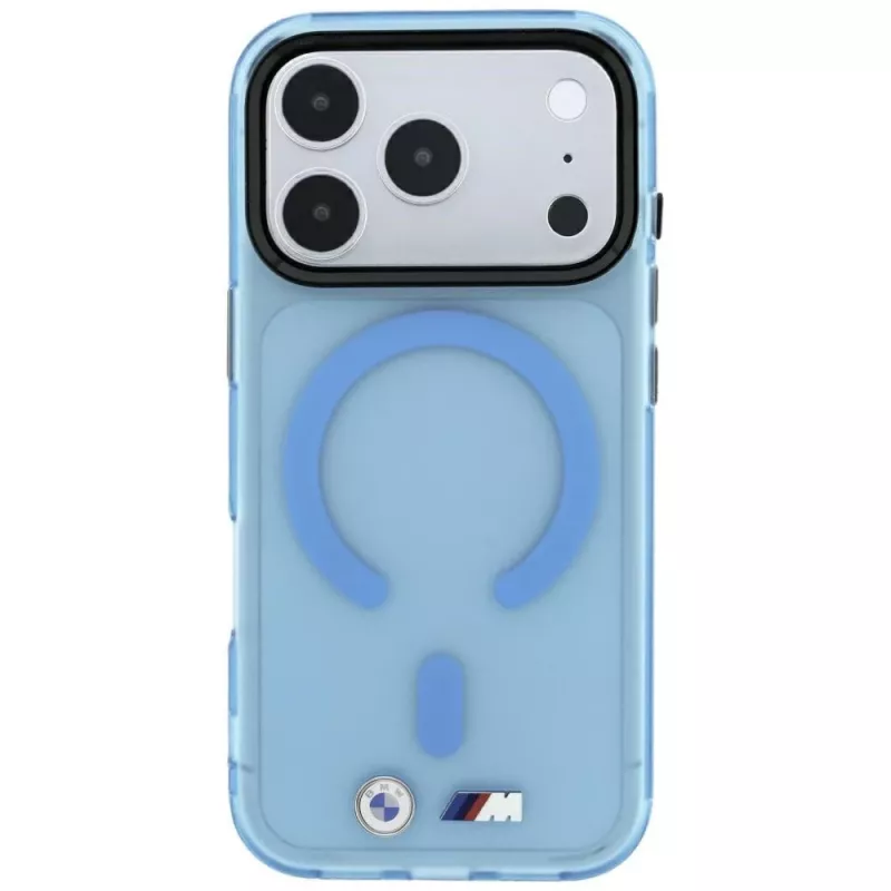 BMW M IML Frosted MagSafe dėklas, skirtas iPhone 18 Pro / 17 Pro - mėlynas