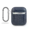 GUESS GUACA2TPUJULDB AirPods 1/2 dėklas, tamsiai mėlynas, Jeans kolekcija