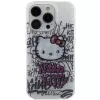 Hello Kitty HKHCP15XHDGPHT iPhone 15 Pro Max 6,7 colio baltas kietas dėklas IML Kitty On Bricks Graffiti