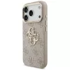 GUESS 4G Big Classic Logo dėklas, skirtas Apple iPhone 17 Pro / 18 Pro - rožinio aukso