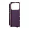 GUESS 4G Script Metal dėklas Apple iPhone 18 Pro / 17 Pro – bordo spalvos