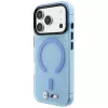 BMW M IML Matinis dėklas su metaliniu logotipu ir MagSafe, skirtas iPhone 18 Pro Max / 17 Pro Max - mėlynas