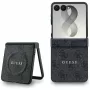 GUESS 4G Classic MagSafe dėklas, skirtas Samsung Galaxy Z Flip8 - juodos spalvos