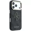 GUESS 4G & Big Resin Logo dėklas, skirtas iPhone 17 Pro Max / 18 Pro Max - juodas