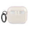 Karl Lagerfeld KLA3UKHGD AirPods 3 dėklas su blizgučiais, auksinis, Karl's Head