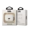 Karl Lagerfeld KLAPRUNIKH AirPods Pro dėklas baltas silikoninis Karl Head 3D