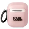 Karl Lagerfeld Ikonik Choupette AirPods 1/2 dangtelis rožinis