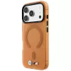 BMW M IML Frosted Metal Logo & Trims MagSafe dėklas, skirtas iPhone 18 Pro / 17 Pro - oranžinis