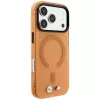 BMW M IML Frosted Metal Logo & Trims MagSafe dėklas, skirtas iPhone 18 Pro / 17 Pro - oranžinis