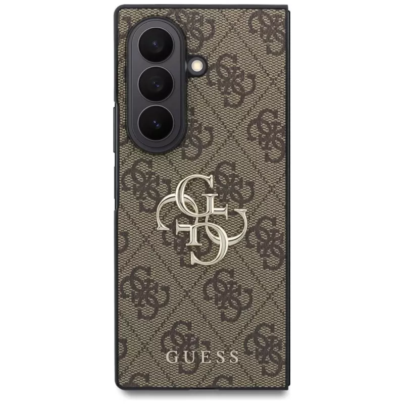 Guess Big 4G Logo dėklas, skirtas Samsung Galaxy Z Fold 8 Ultra - rudas