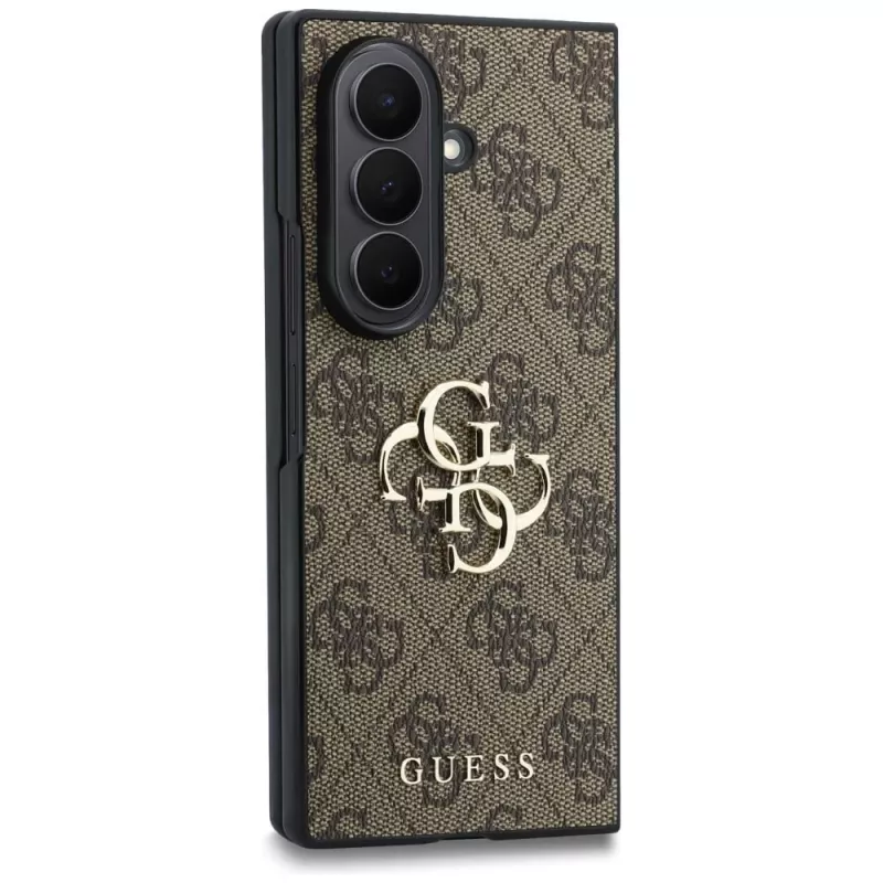 Guess Big 4G Logo dėklas, skirtas Samsung Galaxy Z Fold 8 Ultra - rudas