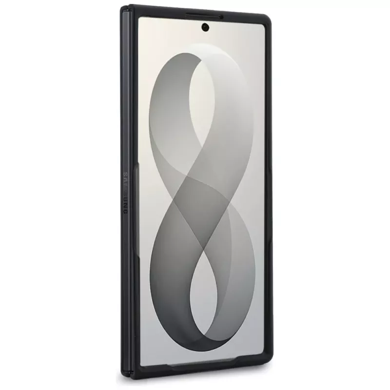 Guess Big 4G Logo dėklas, skirtas Samsung Galaxy Z Fold 8 Ultra - rudas