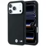 BMW M Tire Track Metal Logo MagSafe dėklas, skirtas iPhone 18 Pro Max / 17 Pro Max - juodas