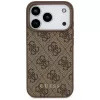 GUESS 4G Classic dėklas, skirtas iPhone 18 Pro / 17 Pro - ruda