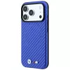 BMW M Carbon Printed Ring MagSafe dėklas, skirtas iPhone 18 Pro / 17 Pro – mėlynas