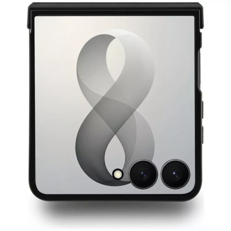 GUESS Big 4G Logo dėklas, skirtas Samsung Galaxy Z Flip 5 - juodas