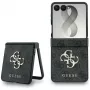 GUESS Big 4G Logo dėklas, skirtas Samsung Galaxy Z Flip 5 - juodas