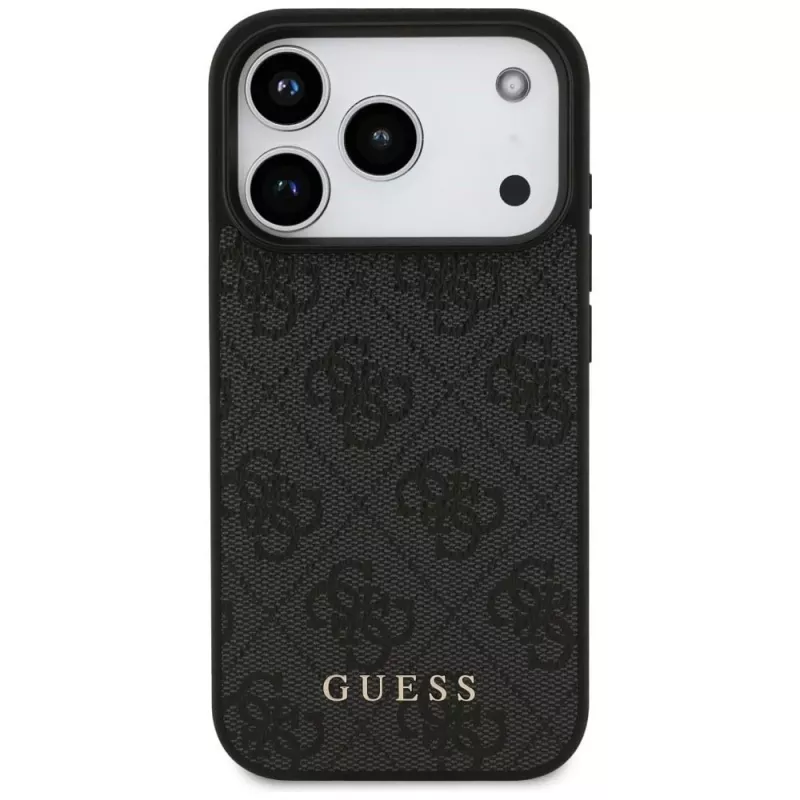 GUESS 4G Classic galinis dangtelis Apple iPhone 18 Pro / 17 Pro - juodas