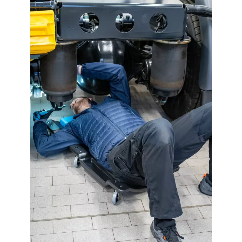 HAZET 195N-2 dirbtuvės slydimo platforma su įrankių dėklais, 150 kg, mėlyna