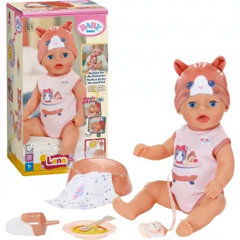 ZAPF CREATION Baby born Lena Cat 36 cm minkšto kūno lėlė