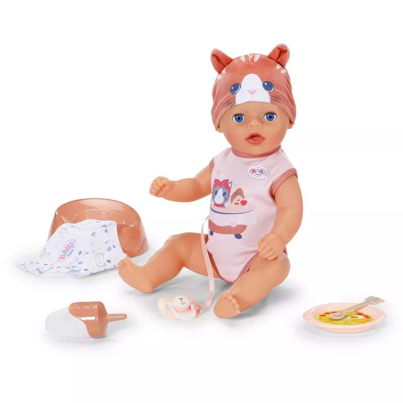 ZAPF CREATION Baby born Lena Cat 36 cm minkšto kūno lėlė