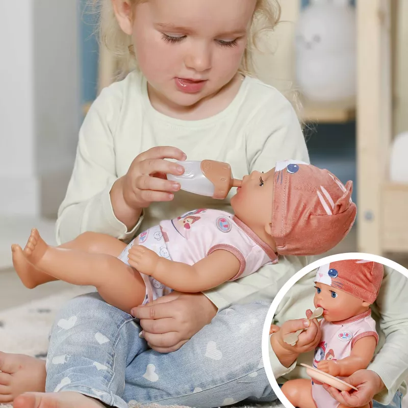 ZAPF CREATION Baby born Lena Cat 36 cm minkšto kūno lėlė
