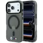 BMW M IML blizgus metalinis logotipas ir apvadai MagSafe dėklas, skirtas iPhone 18 Pro / 17 Pro - juodas