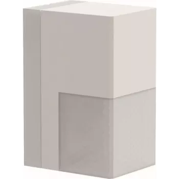 BEG Aleum Glow WB White 180° PIR judesio detektorius, montuojamas ant sienos, IP54, 12 m veikimo nuotolis