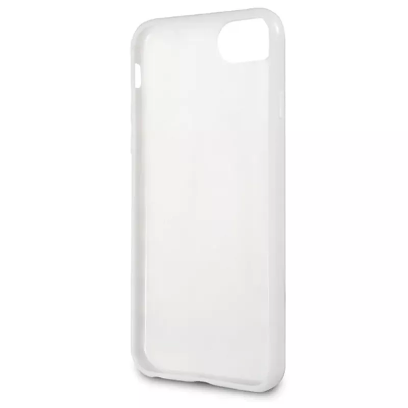 U.S. POLO ASSN. USHCI8PCSTRB iPhone 7/8/SE 2020/SE 2022 dėklas Baltas trijų spalvų raštas