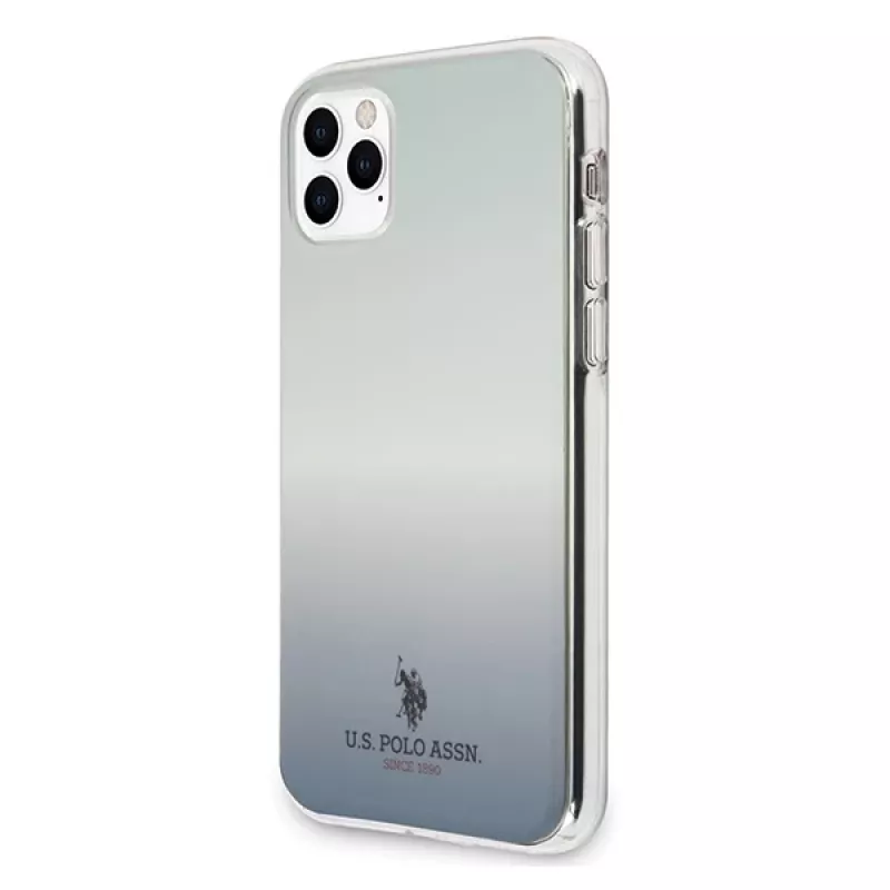 U.S. POLO ASSN. US Polo USHCN58TRDGLB iPhone 11 Pro mėlynas gradientinis rašto dangtelis