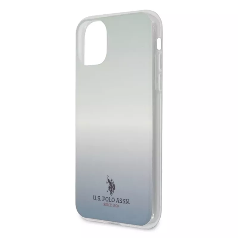 U.S. POLO ASSN. US Polo USHCN58TRDGLB iPhone 11 Pro mėlynas gradientinis rašto dangtelis