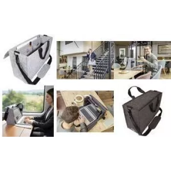 SIGEL Business Felt Bag Desk Sharing Bag Workspace M/L sintetinio veltinio krepšys su 2 nešimo rankenomis