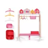 ZAPF CREATION BABY born drabužių stovas lėlėms su dėžutėmis ir pakabomis