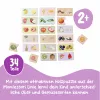 Eichhorn Montessori Puzzle – medinis formų įdėklas mažyliams nuo 12 mėn., FSC 100 %